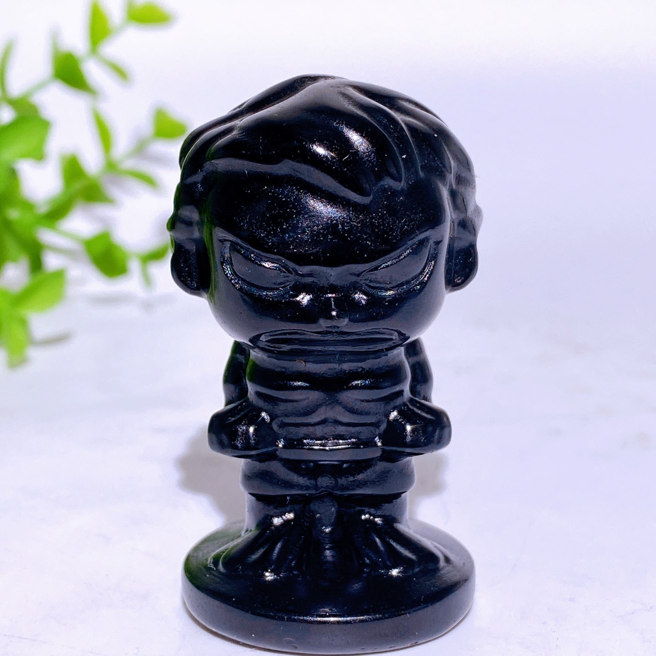 2.1" Black Obsidian Marvel Character Crystal Figurines