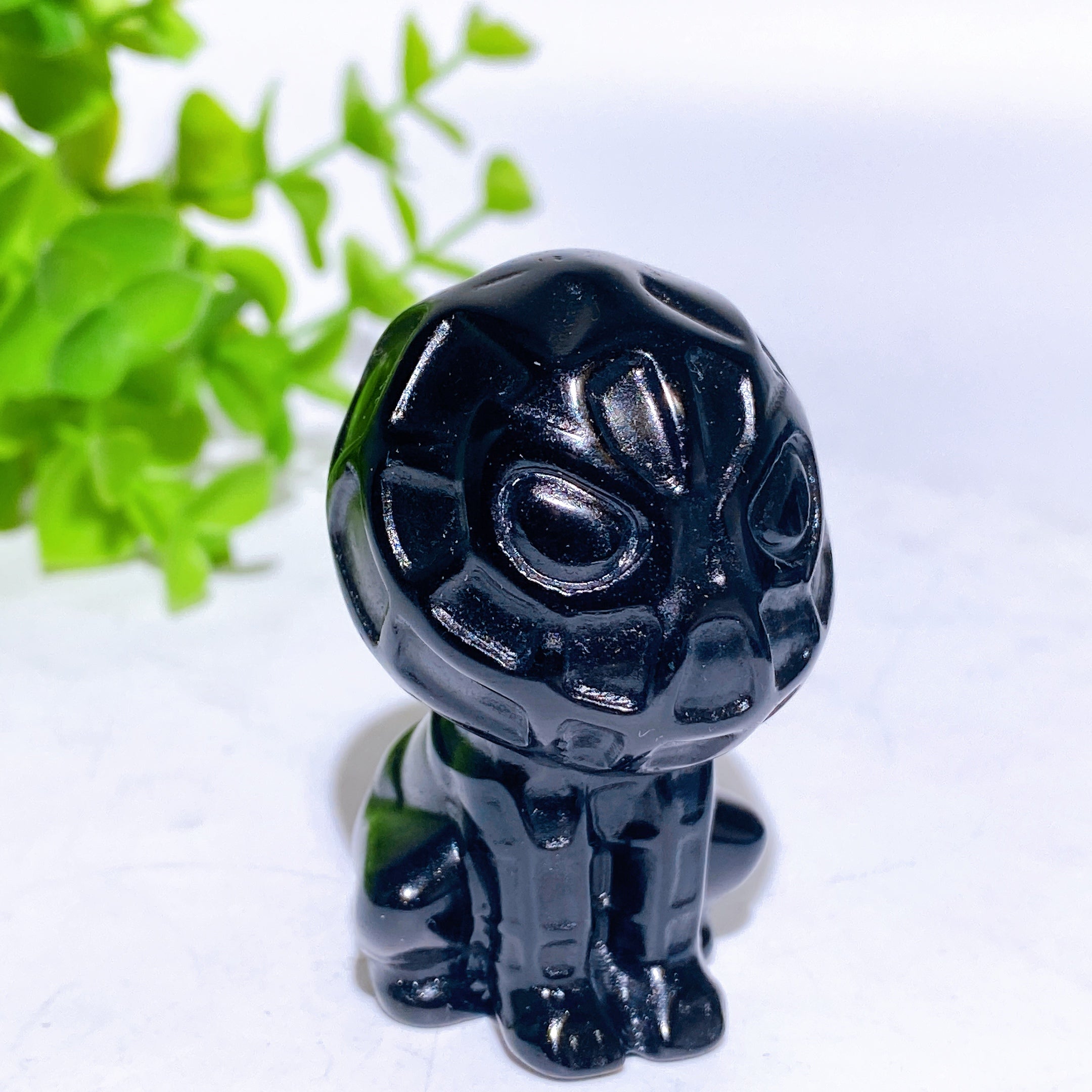 2.1" Black Obsidian Marvel Character Crystal Figurines