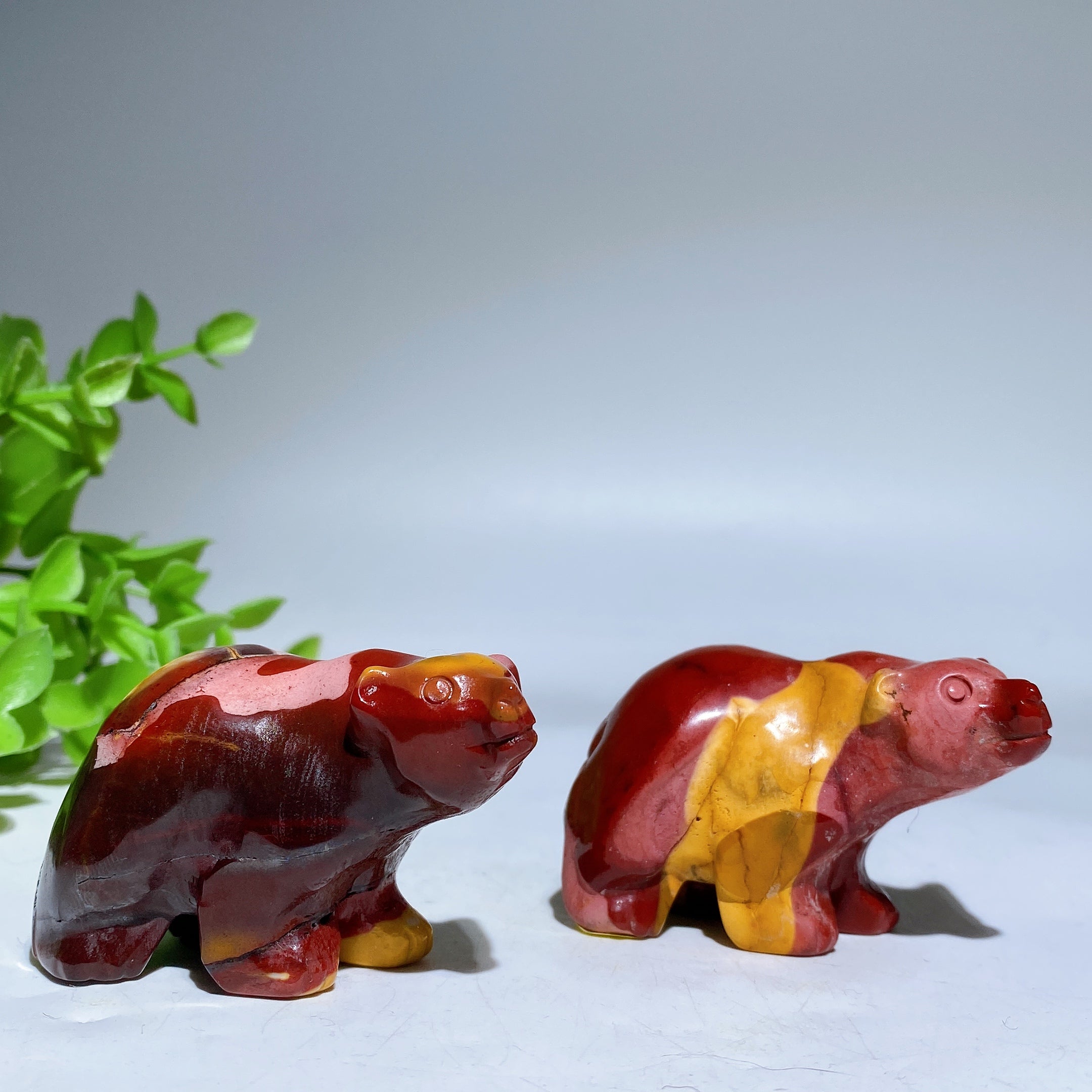 2.1 inch Crystal Bear Carving for Healing and Energy