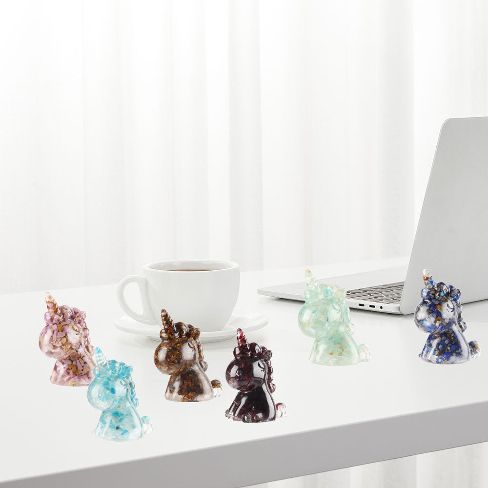 2.1 inch Spiritual Resin Unicorn Figurines for Meditation