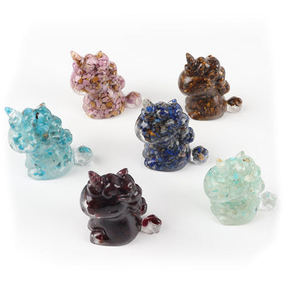 2.1 inch Spiritual Resin Unicorn Figurines for Meditation