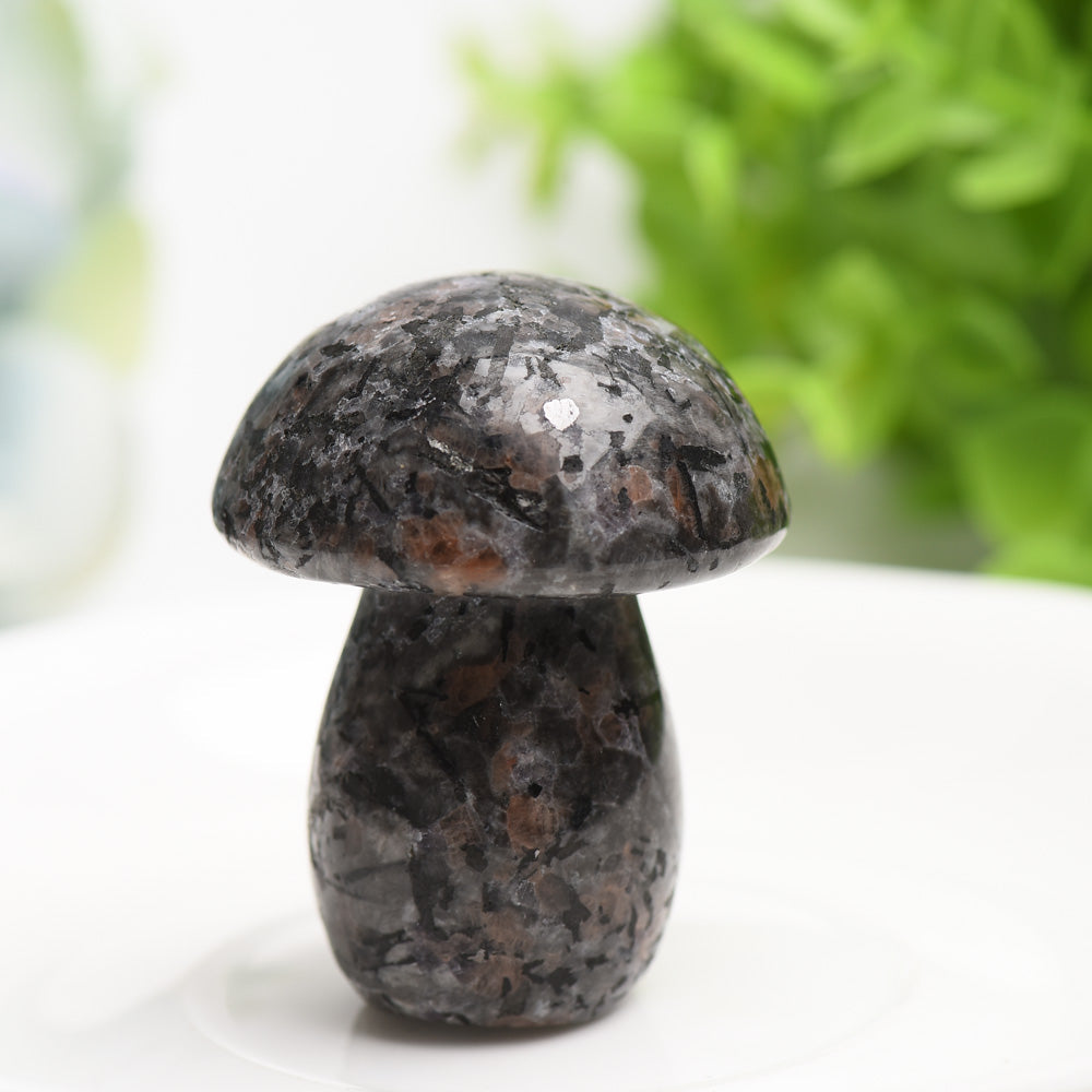 2.1 Inch Yooperlite Mushroom Crystal Figurine Carving for Healing