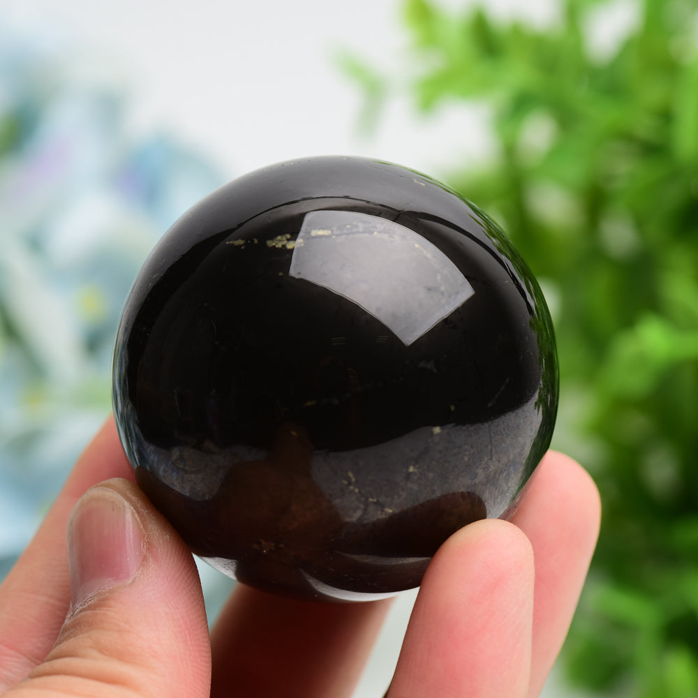 2.1" Schungite Sphere for Energy Healing & Protection