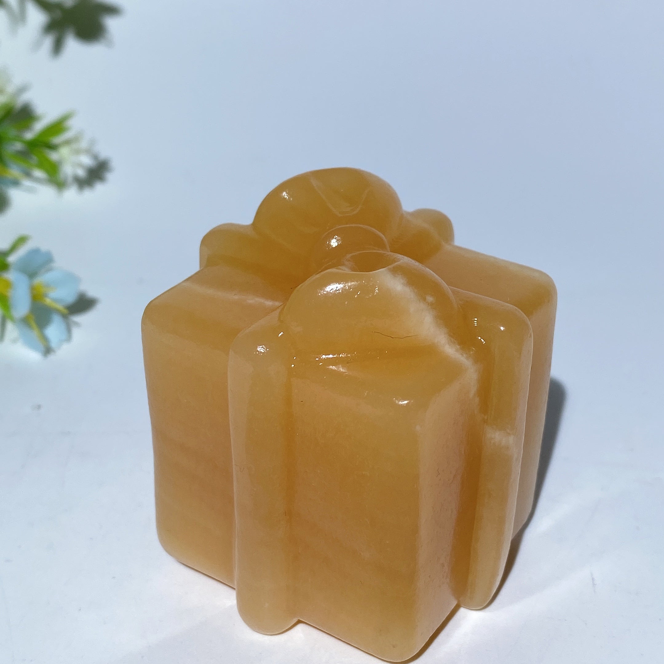 2-2.2 inch Mixed Crystal Carved Gift Box for Healing