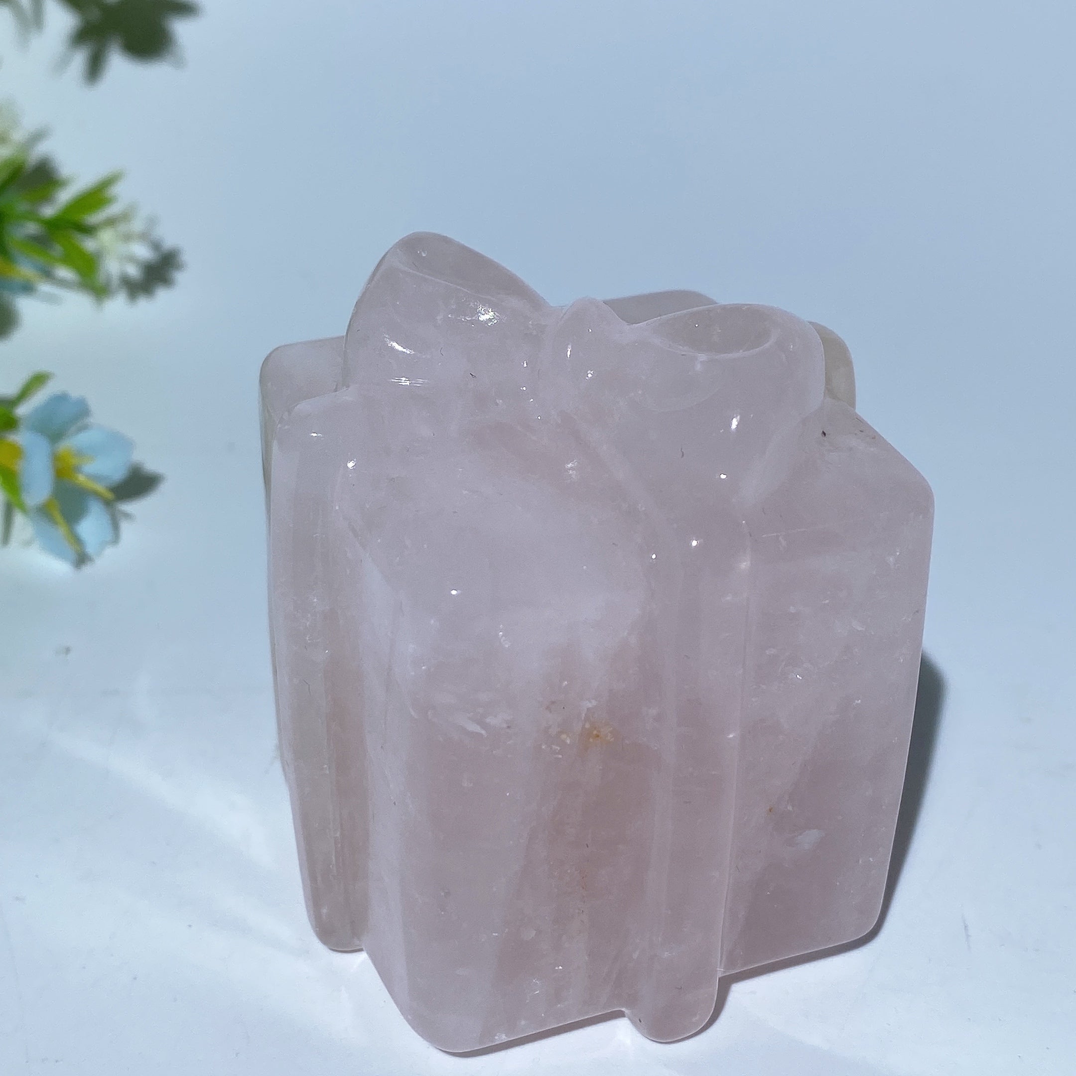 2-2.2 inch Mixed Crystal Carved Gift Box for Healing