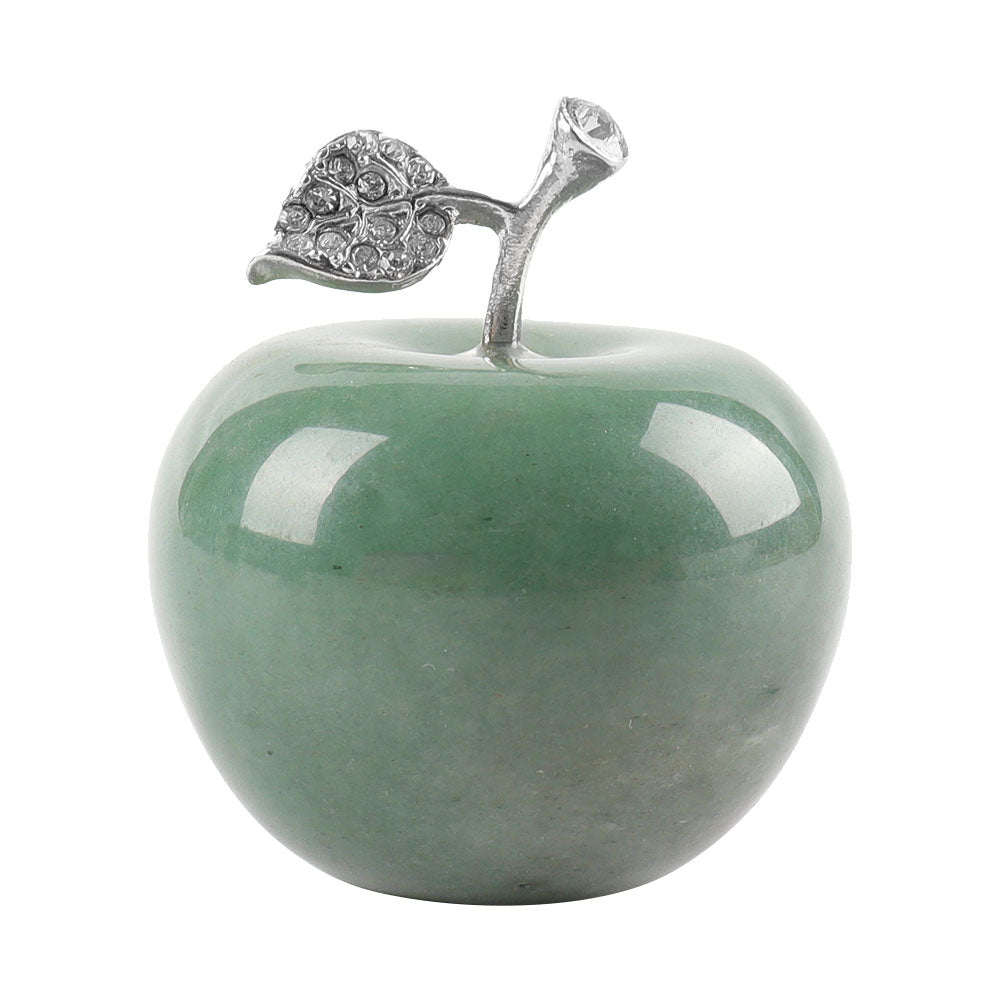 2-2.5 Inch Mixed Crystal Apple Figurines for Healing & Peace
