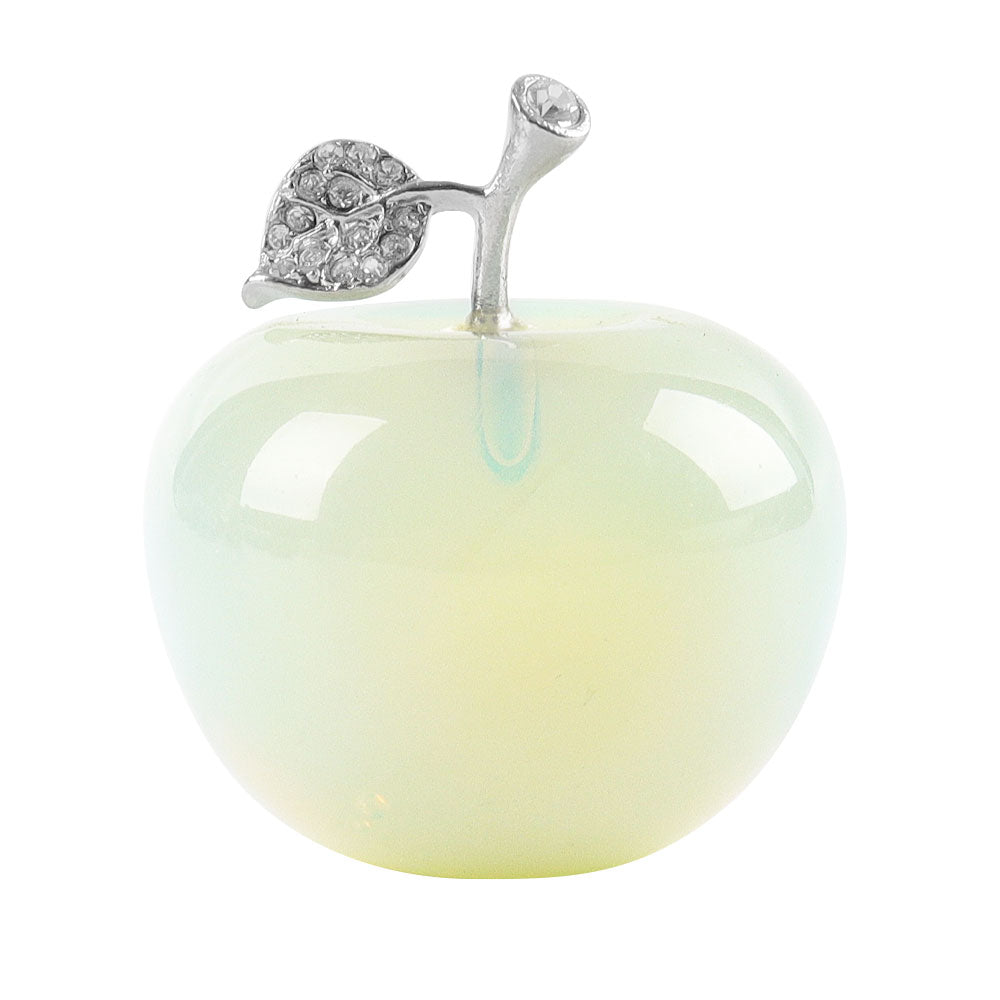 2-2.5 Inch Mixed Crystal Apple Figurines for Healing & Peace
