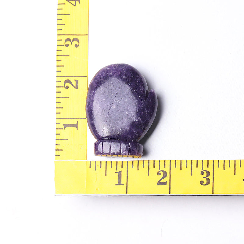 2.2" Crystal Gloves Figurines Carvings for Healing Decor