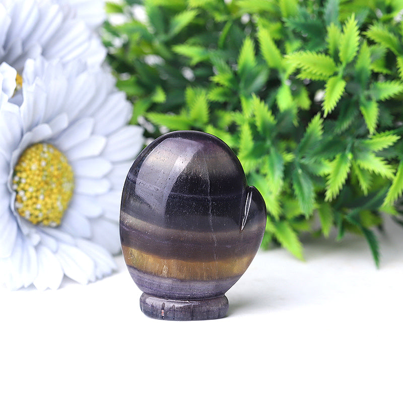 2.2" Crystal Gloves Figurines Carvings for Healing Decor