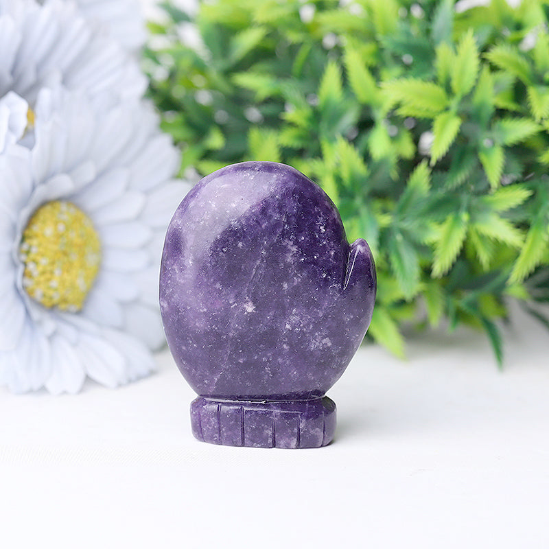 2.2" Crystal Gloves Figurines Carvings for Healing Decor