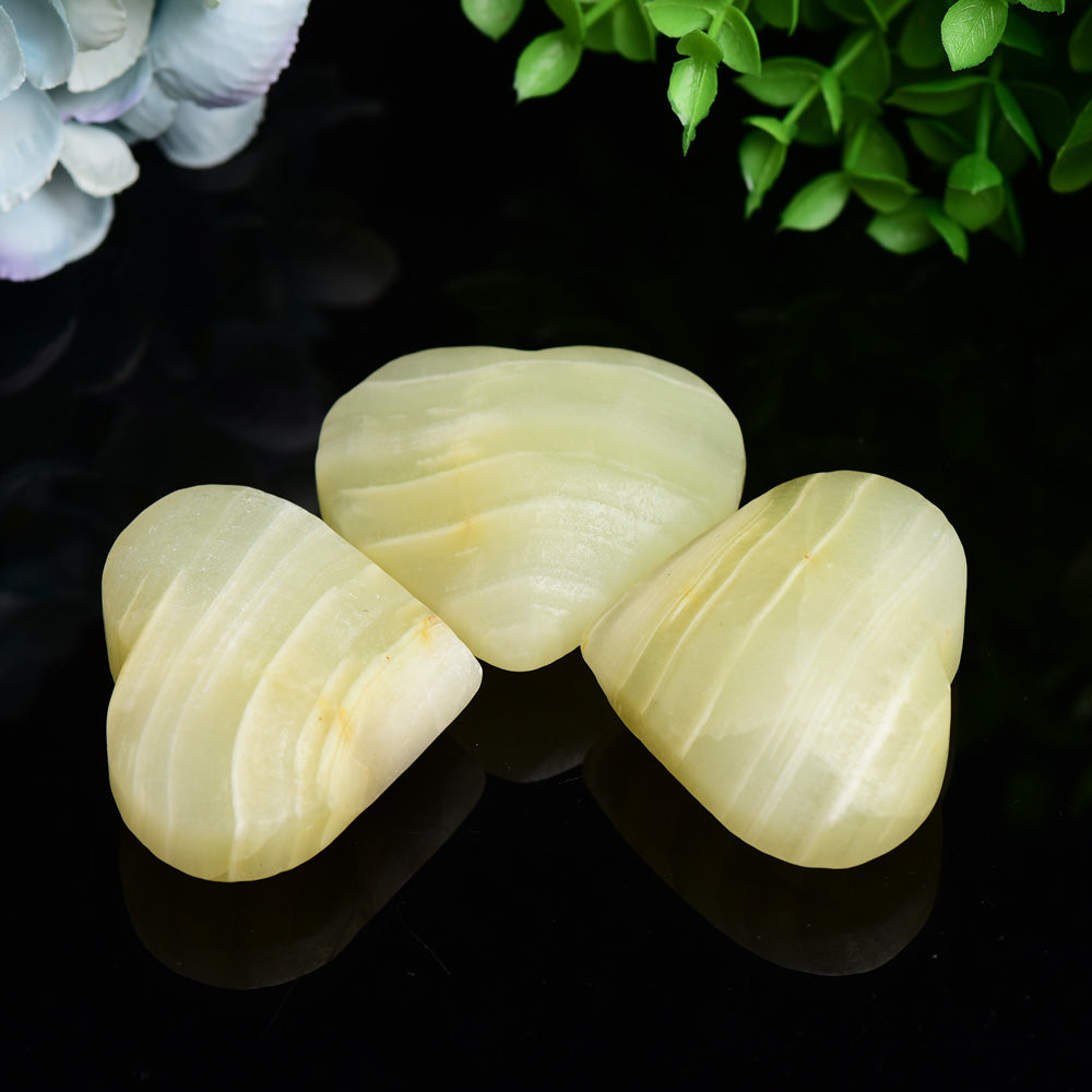 2.2 inch Afghan Jade Heart Crystal Carving
