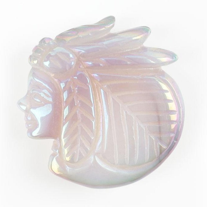 2.2 Inch Aura Angel Druzy Agate Crystal Figurine