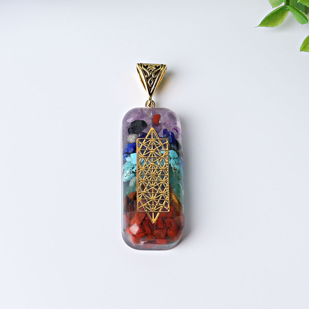 2.2 Inch Chakra Pendant for Spiritual Protection