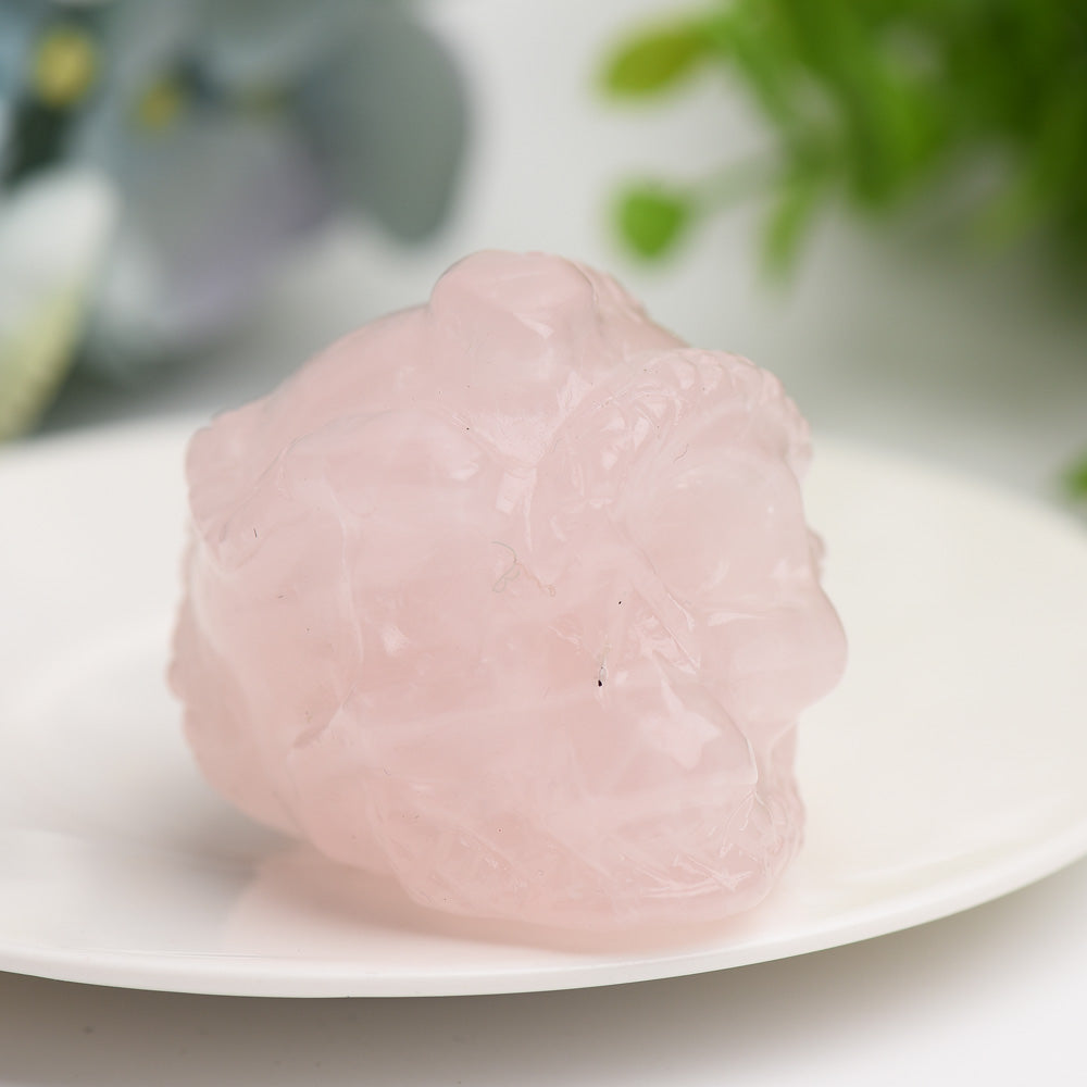 2.2-Inch Mixed Crystal Skull Carvings for Spiritual Healing