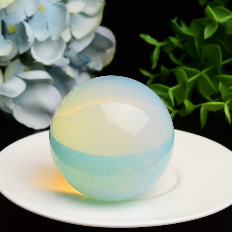 2.2-inch Opalite Crystal Sphere for Healing and Energy
