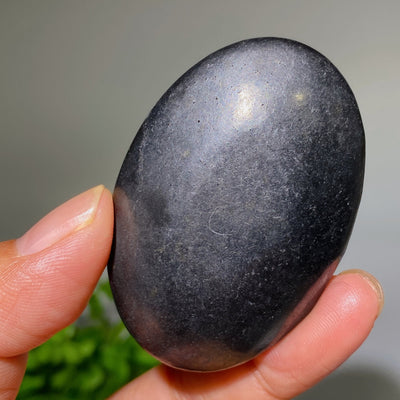 2.2-inch Shungite Palm Stone Healing & EMF Protection