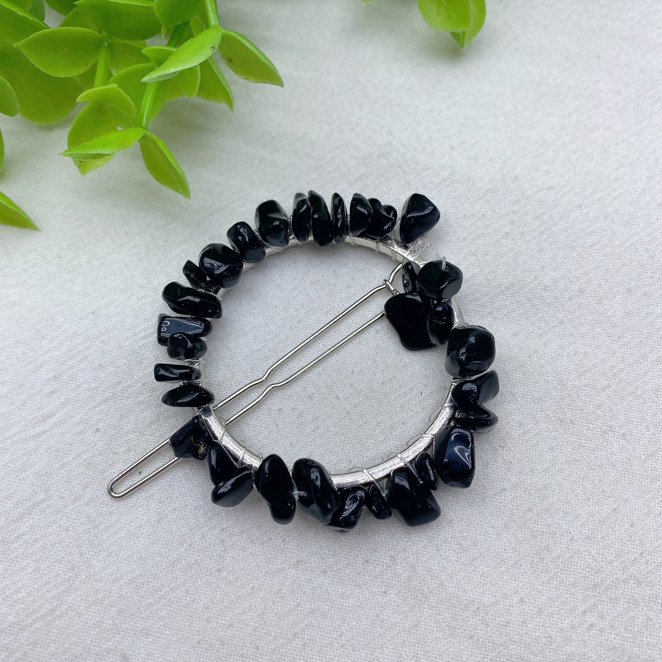 2.2in Mixed Crystal Chips Hairpin | Healing Ritual Accessory