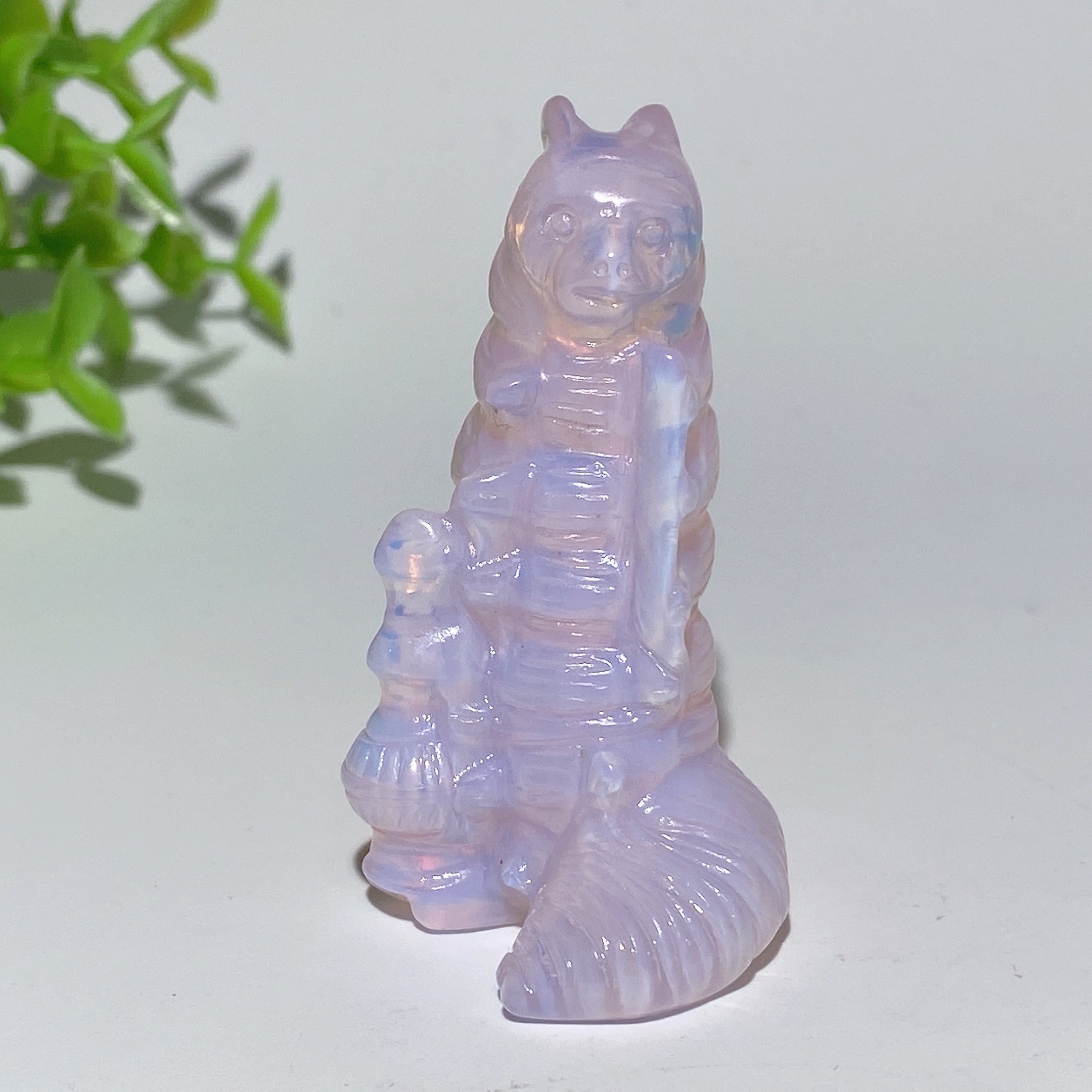 2.3-3.0in Pink Opalite Crystal Figurines Collection