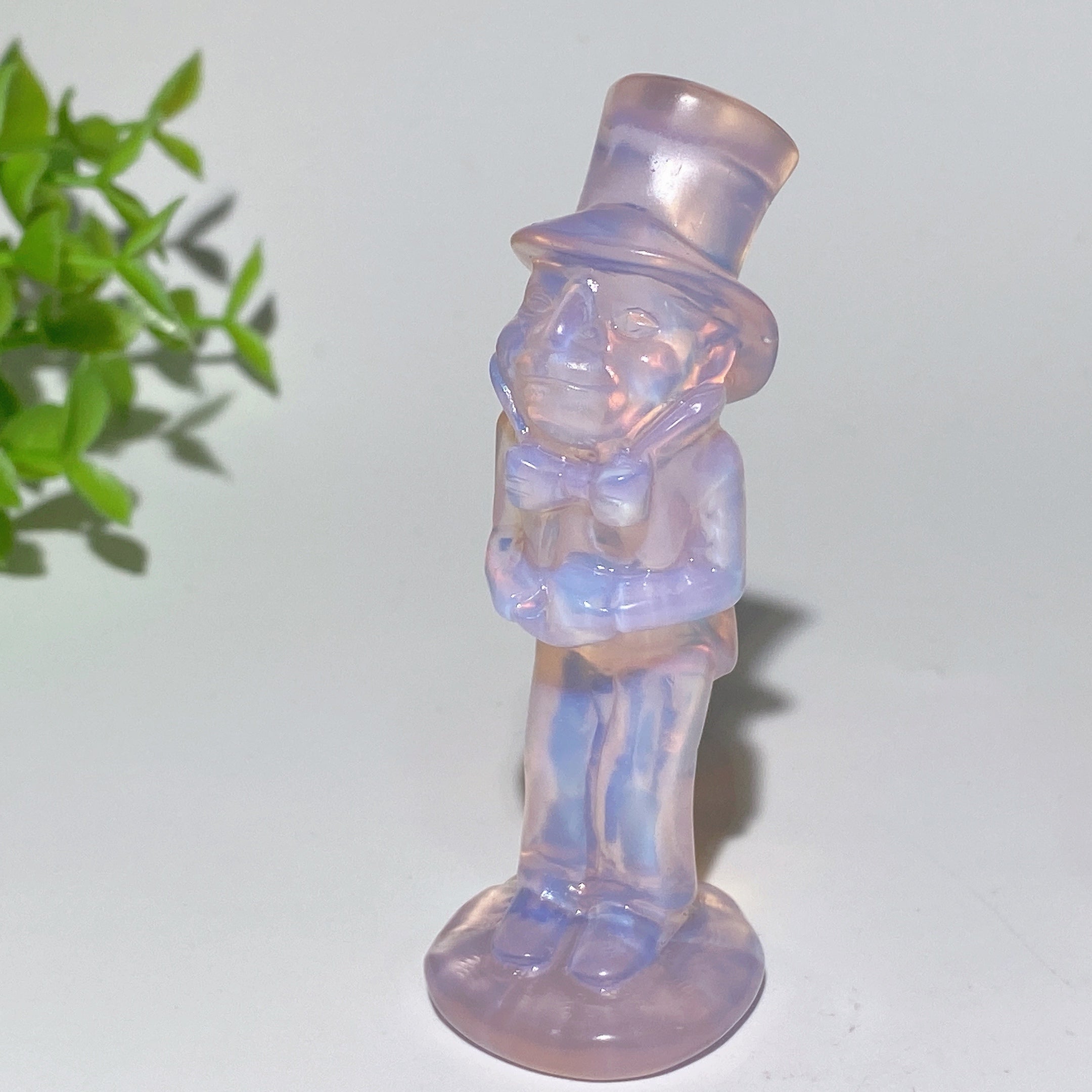 2.3-3.0in Pink Opalite Crystal Figurines Collection