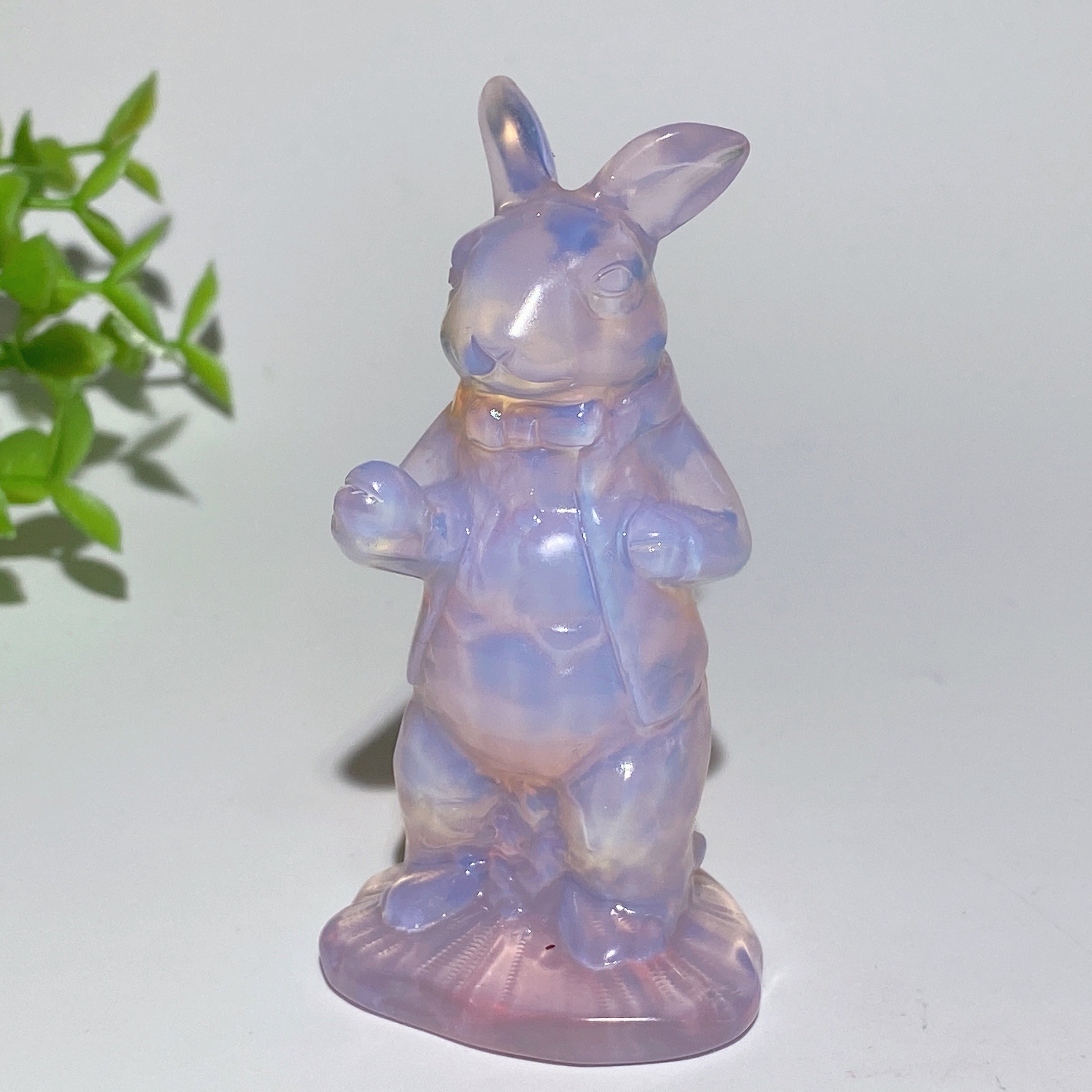 2.3-3.0in Pink Opalite Crystal Figurines Collection