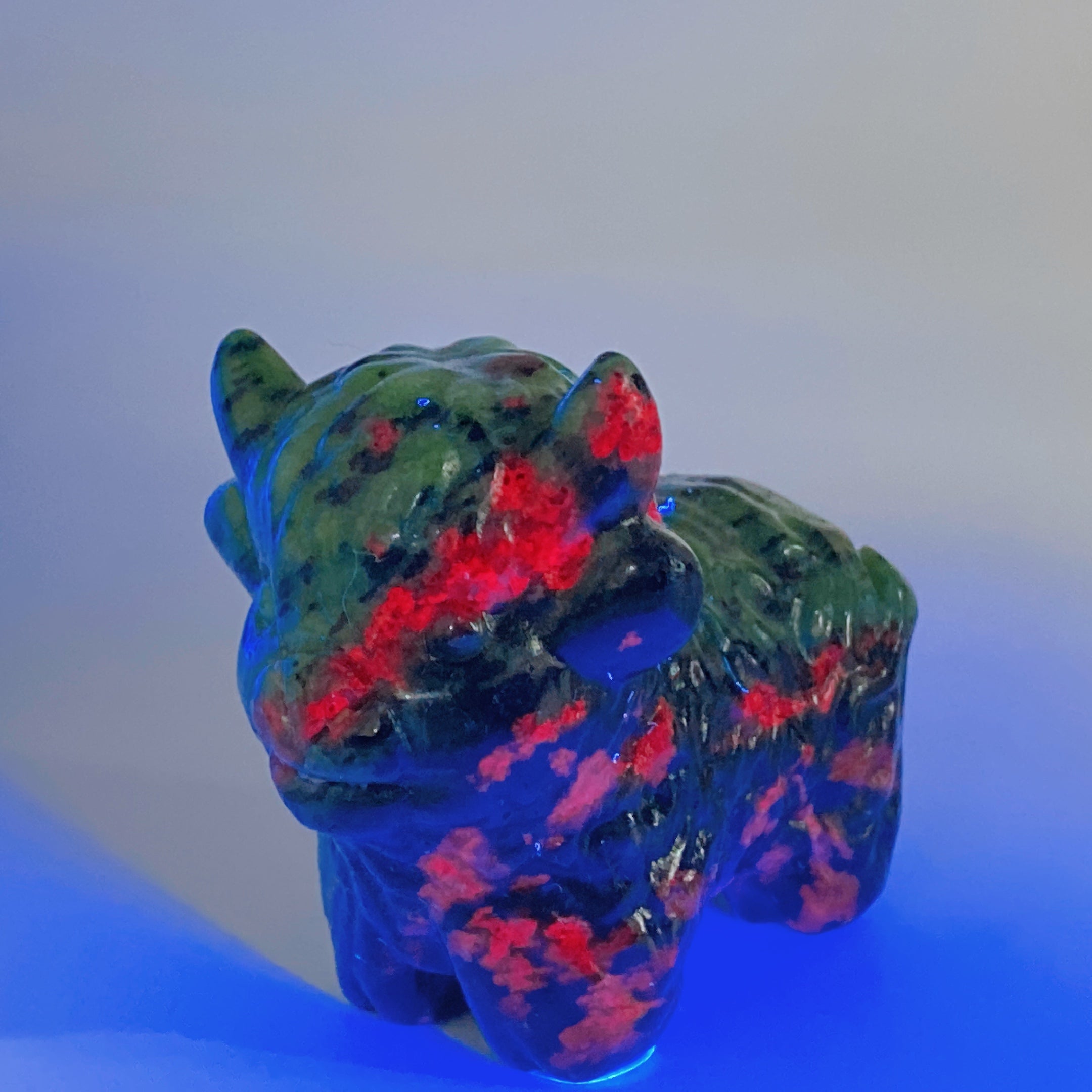 2.3" Hand Carved Crystal Cattle Figurine Healing Totem