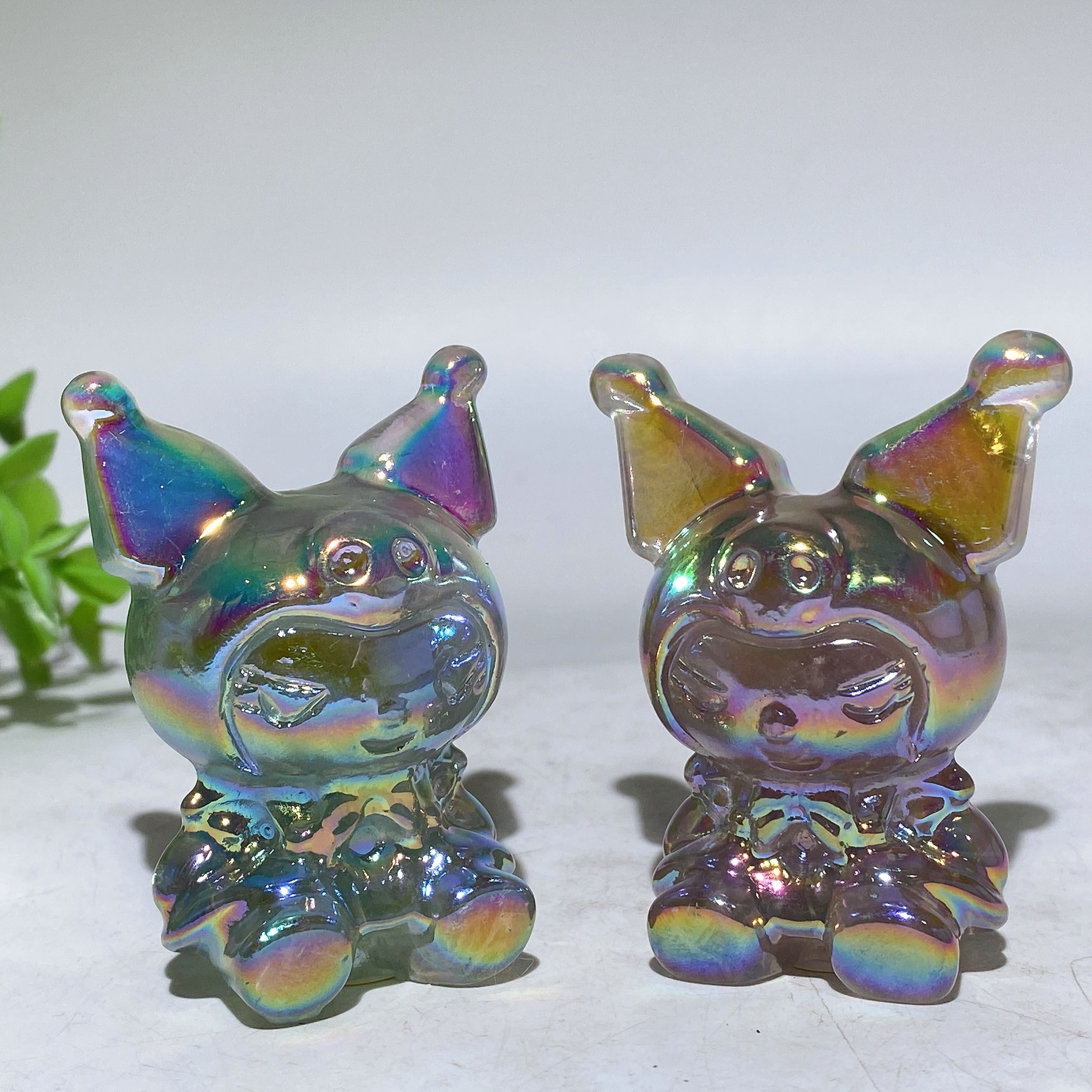2.3 inch Aura Crystal Healing Figurine Carving
