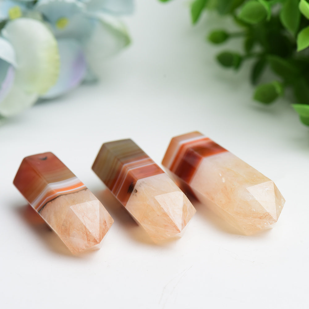 2-3 Inch Carnelian Point Crystal for Healing & Energy