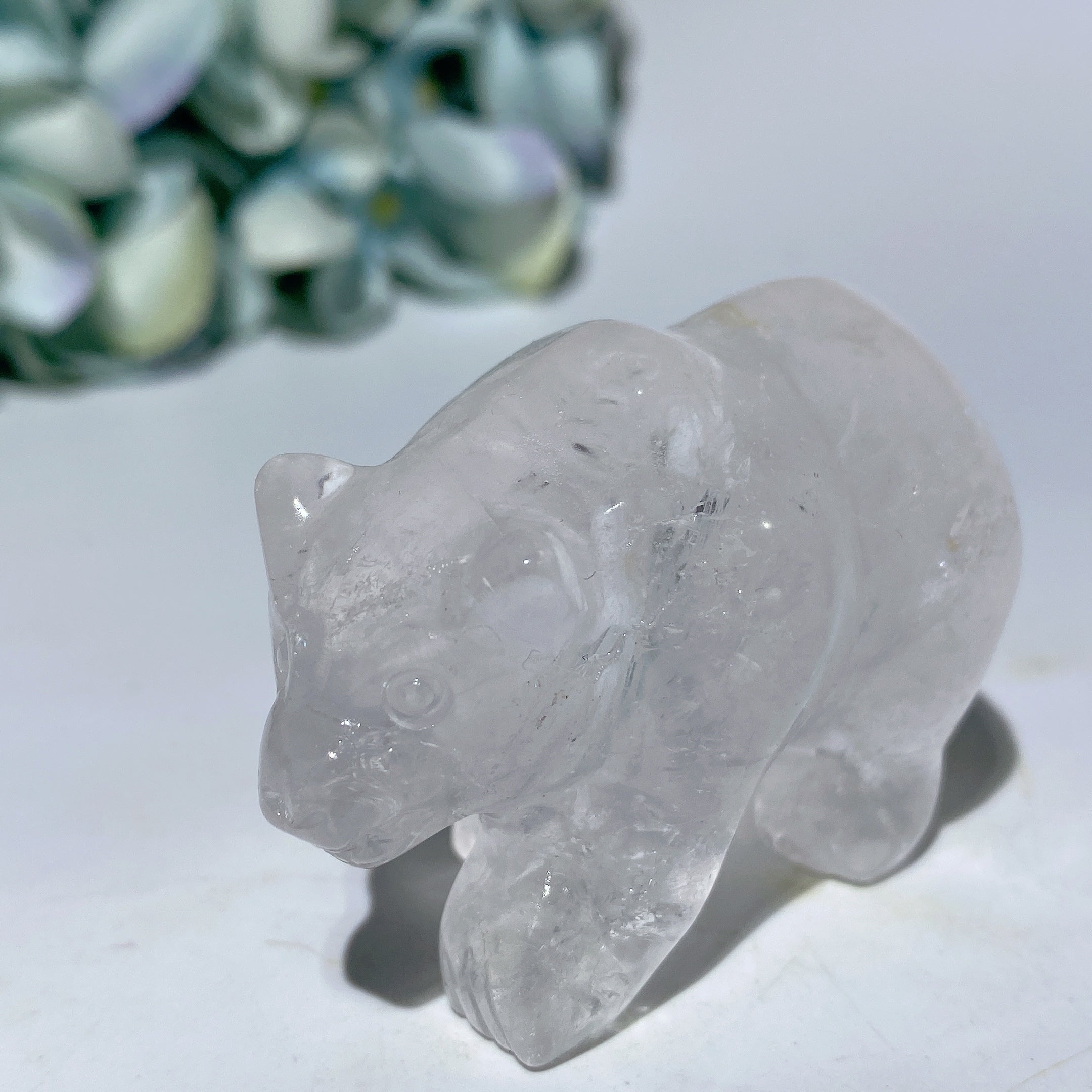 2.3 inch Mixed Crystal Bear Carvings Healing Figurines