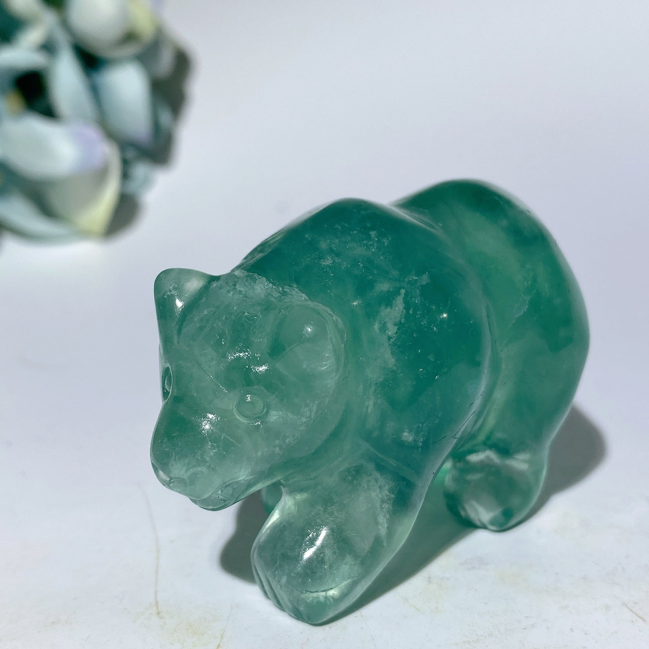 2.3 inch Mixed Crystal Bear Carvings Healing Figurines