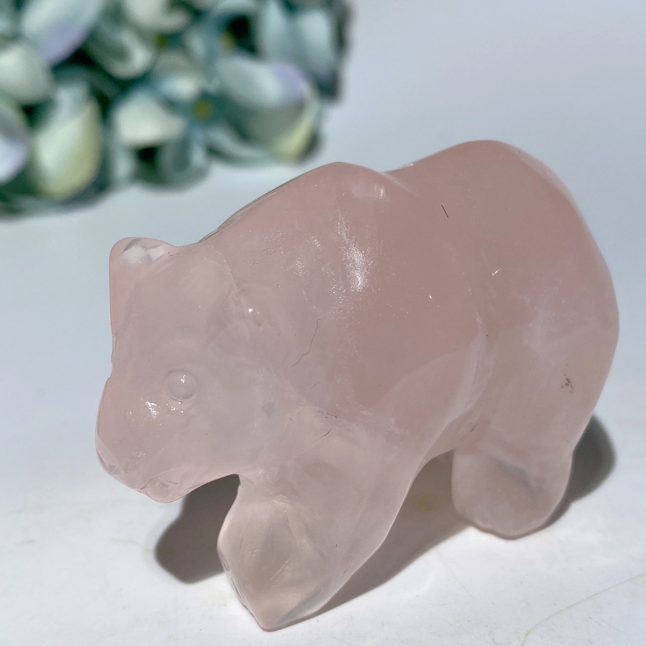 2.3 inch Mixed Crystal Bear Carvings Healing Figurines