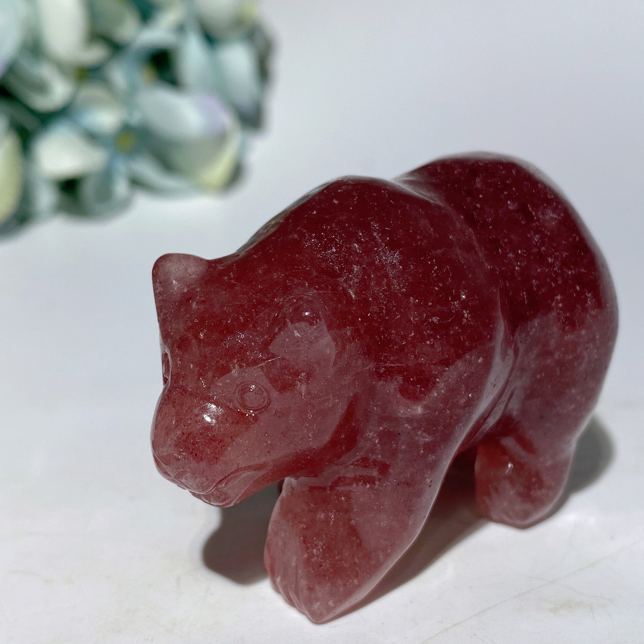 2.3 inch Mixed Crystal Bear Carvings Healing Figurines