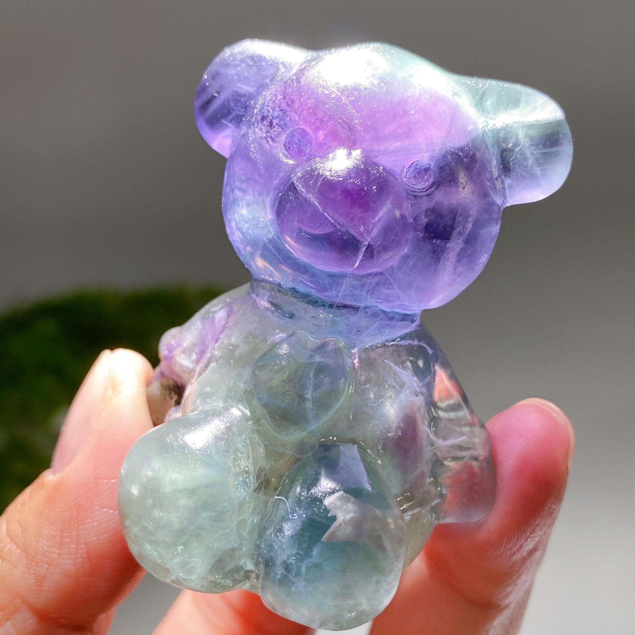 2.3 inch Mixed Crystal Bear Figurines for Healing
