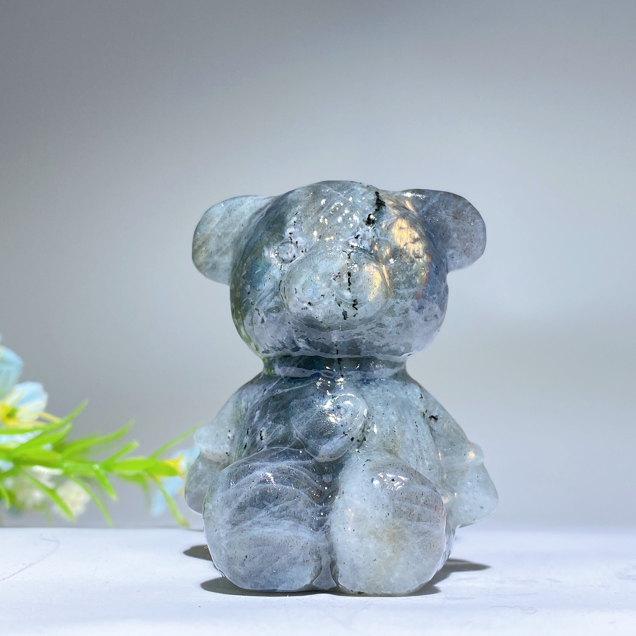 2.3 inch Mixed Crystal Bear Figurines for Healing