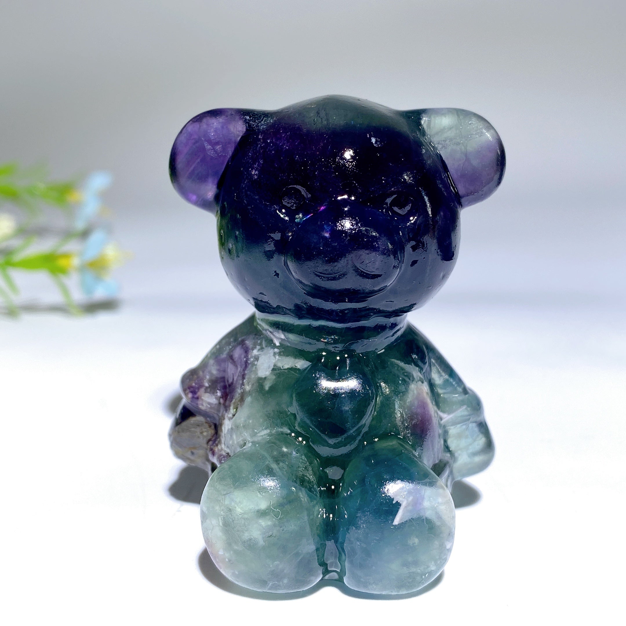 2.3 inch Mixed Crystal Bear Figurines for Healing