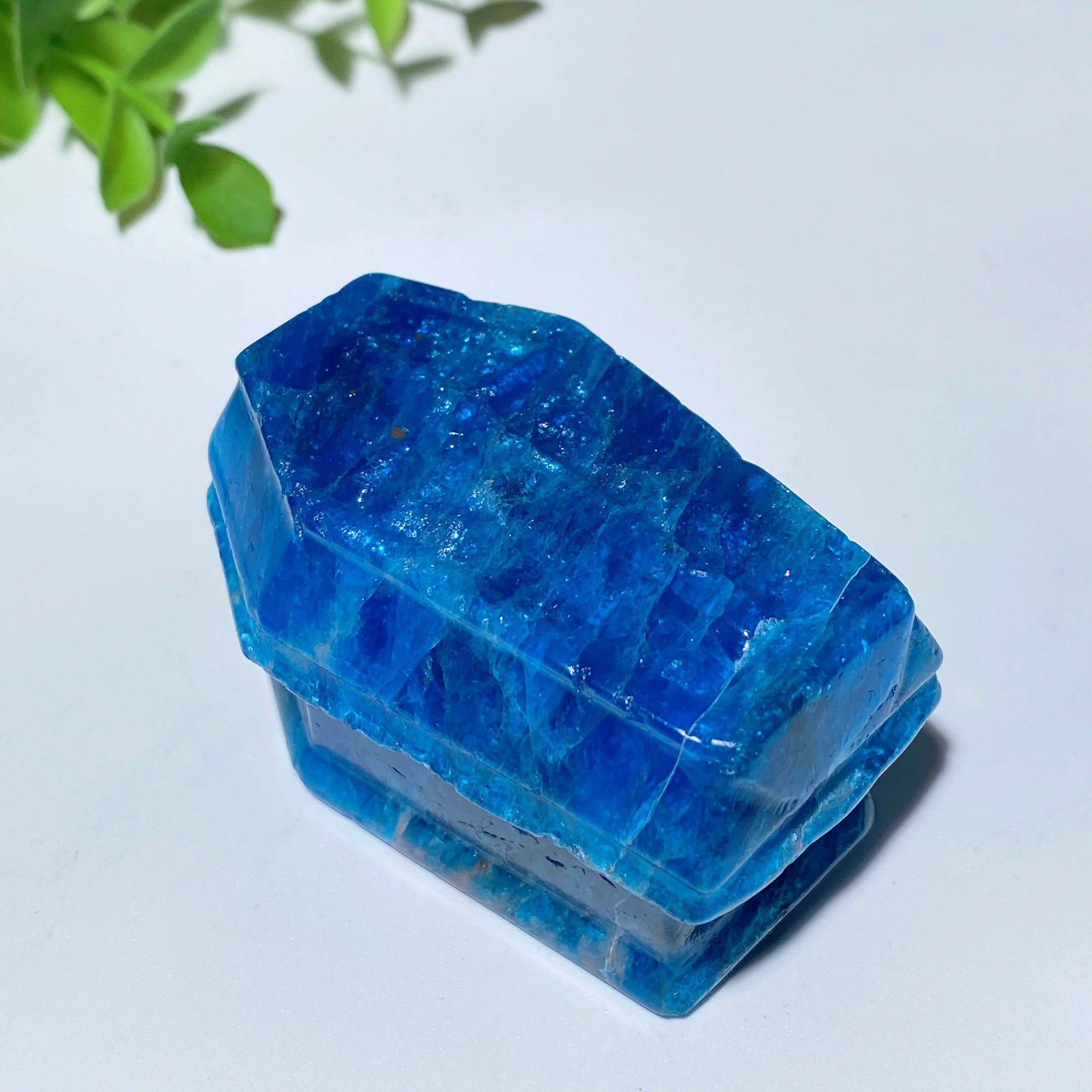 2.3-inch Mixed Crystal Coffin Carvings for Healing & Energy