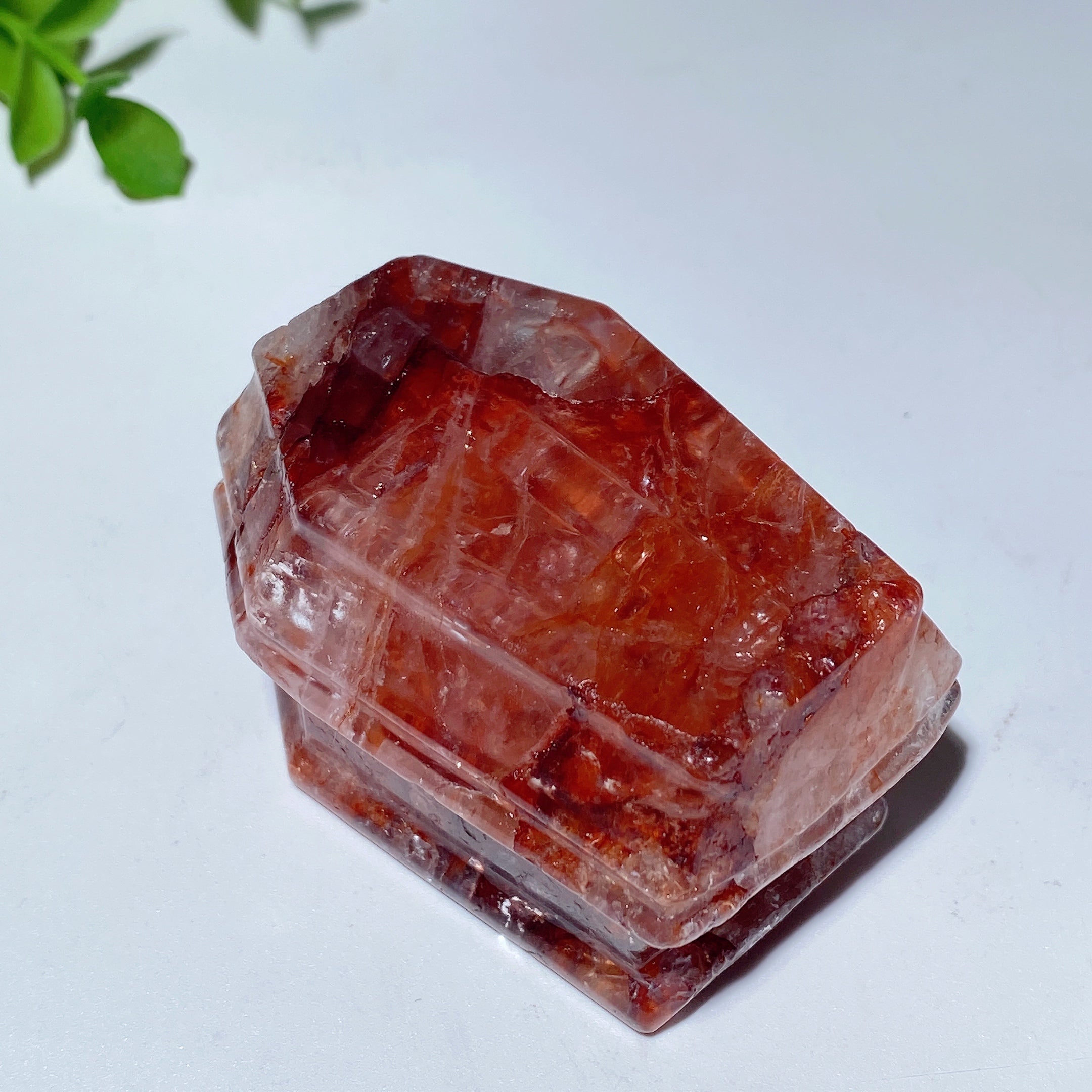 2.3-inch Mixed Crystal Coffin Carvings for Healing & Energy