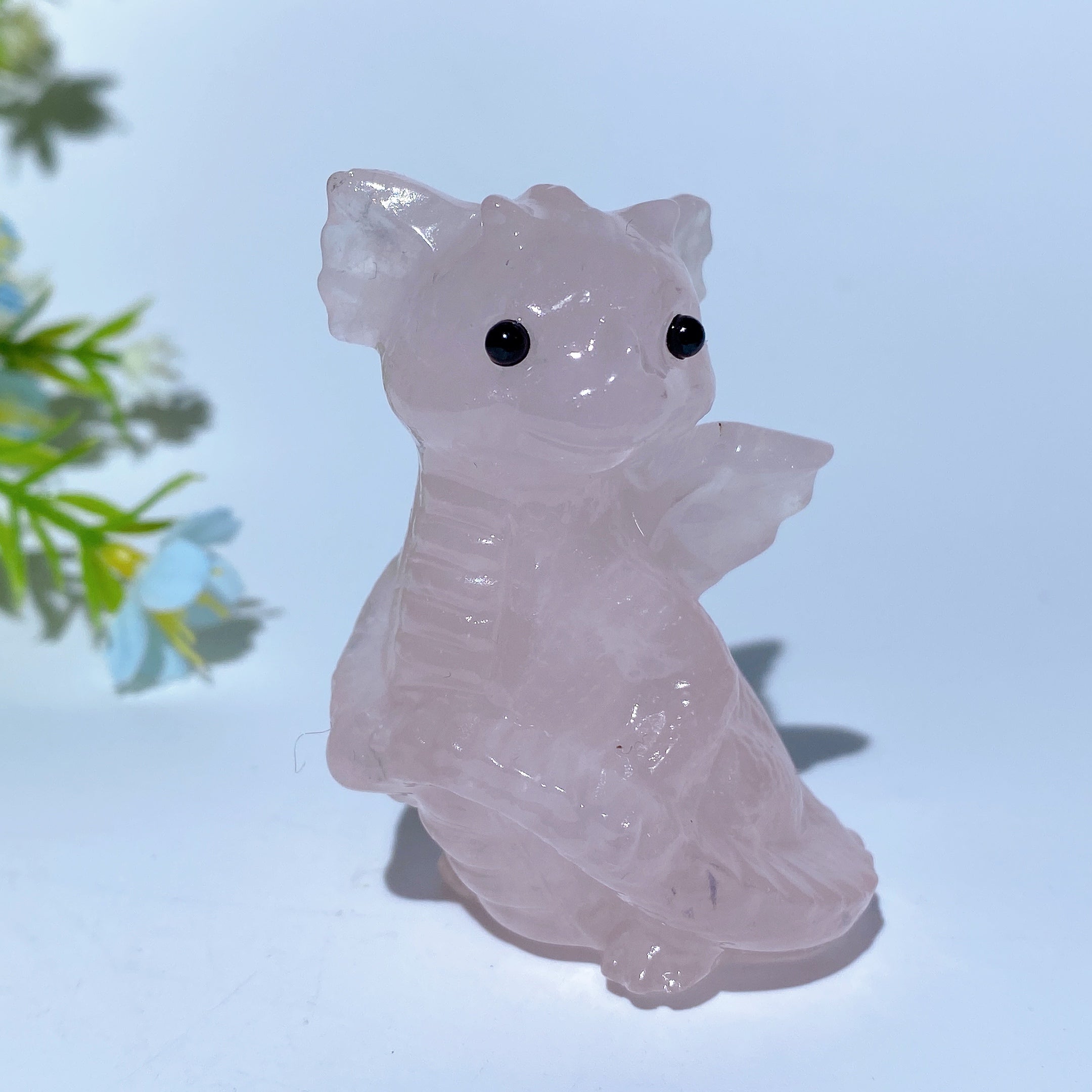 2.3 Inch Mixed Crystal Dragon Figurines for Healing Energy