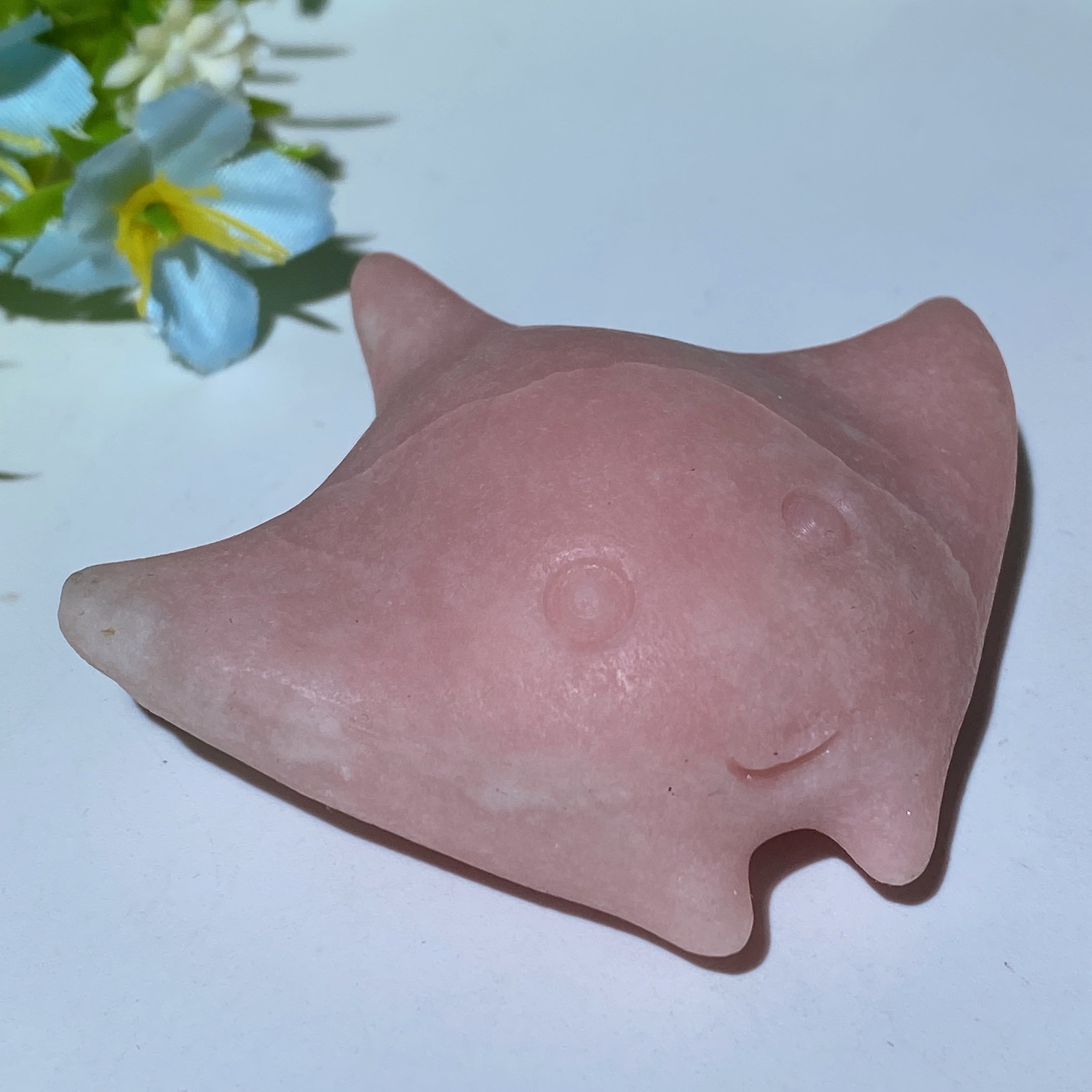 2.3-inch Mixed Crystal Manta Carving Figurines for Healing