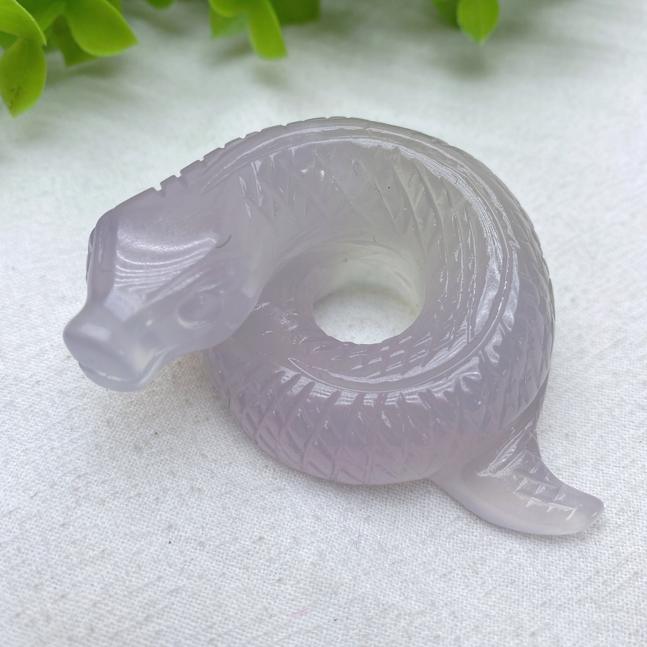 2.3 Inch Mixed Crystal Snake Animal Figurine Healing