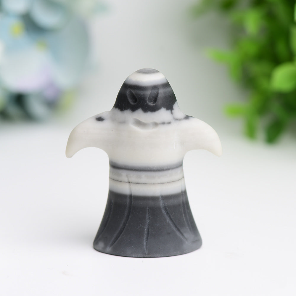 2.3-Inch Taiji Ghost Crystal Figurine for Halloween Decor
