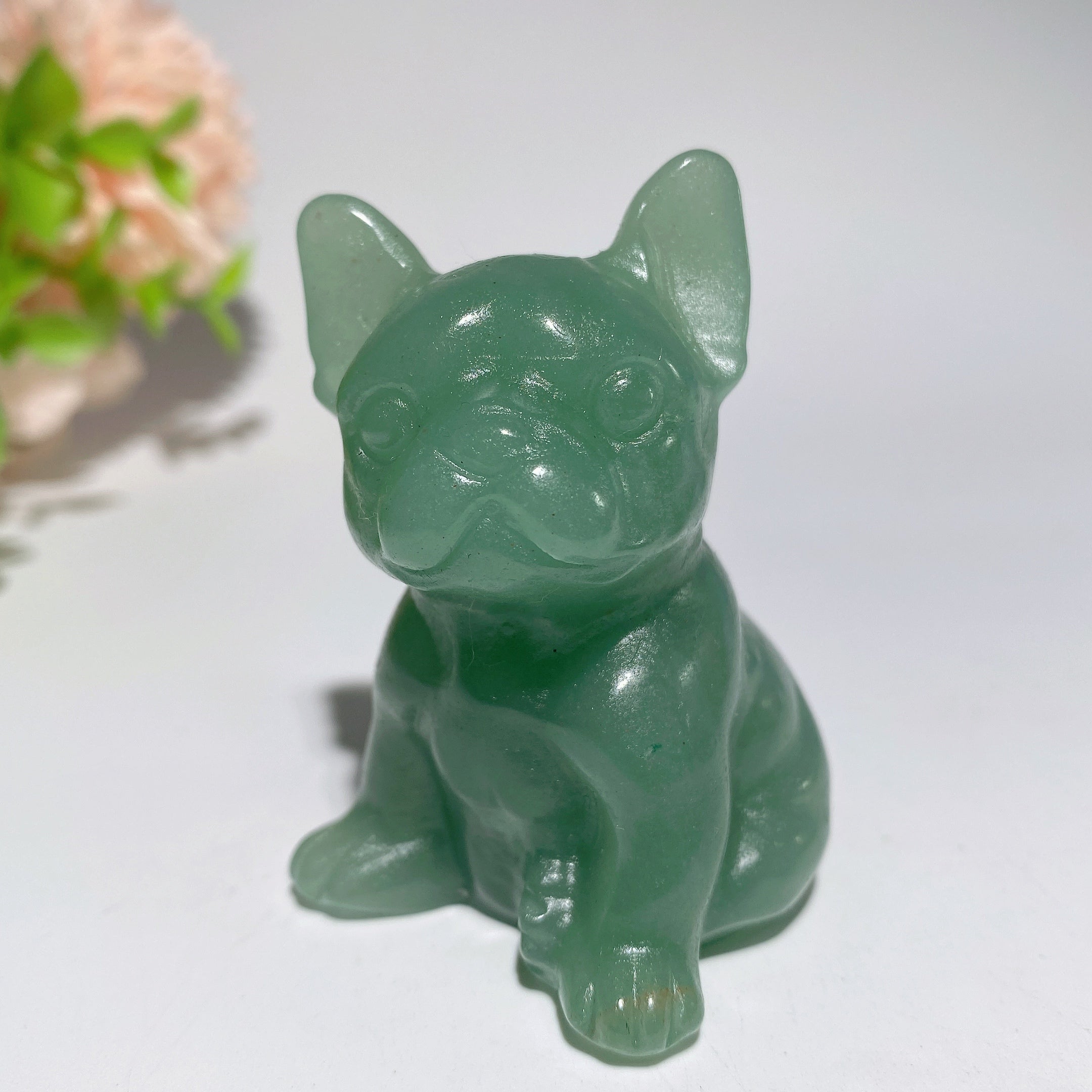 2.3" Mixed Crystal Dog Figurines for Healing Display