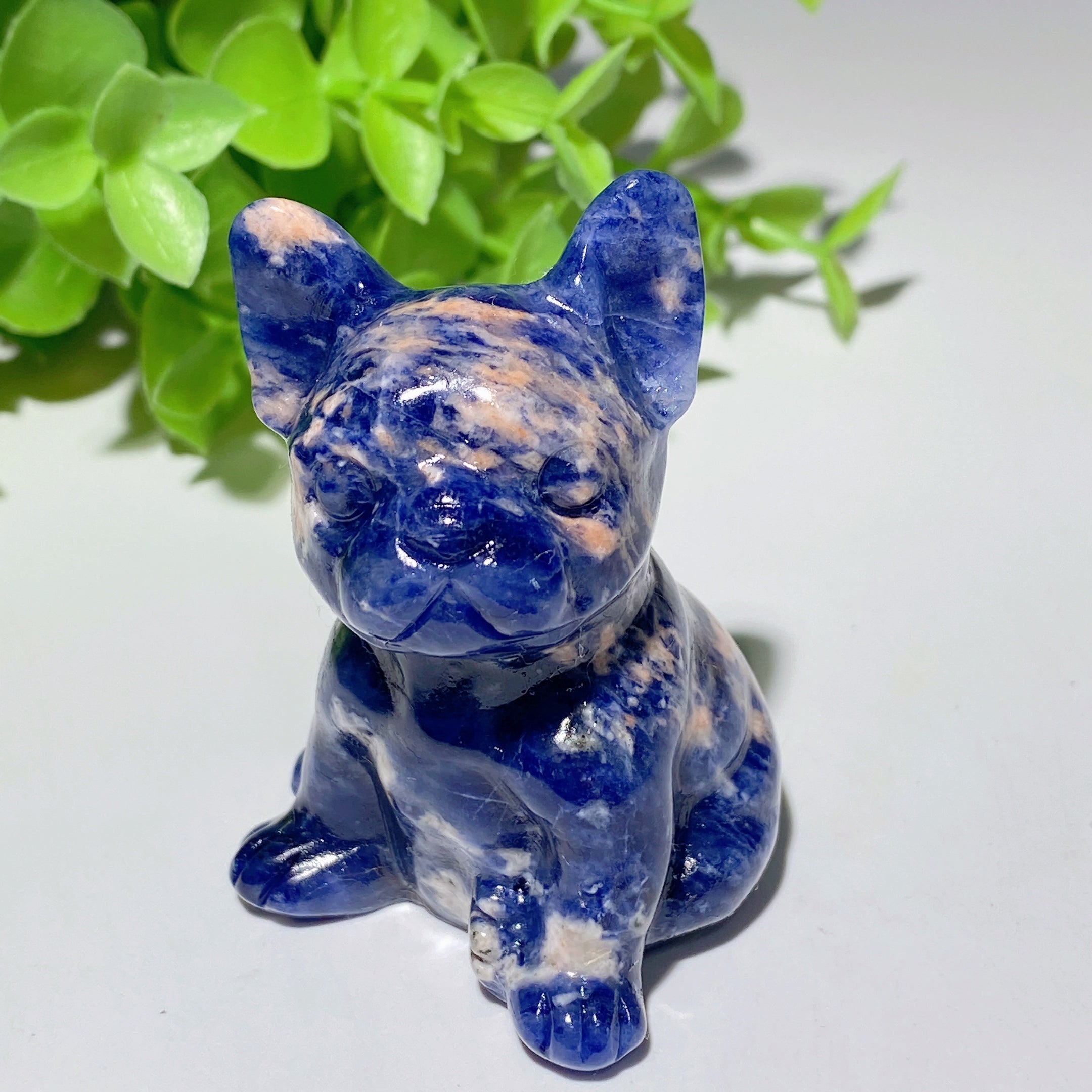 2.3" Mixed Crystal Dog Figurines for Healing Display