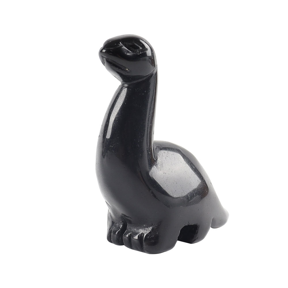 2.34-inch Dalmatian Polished Crystal Dinosaur Carving