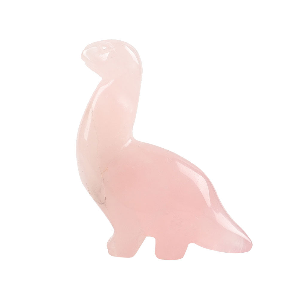 2.34-inch Dalmatian Polished Crystal Dinosaur Carving