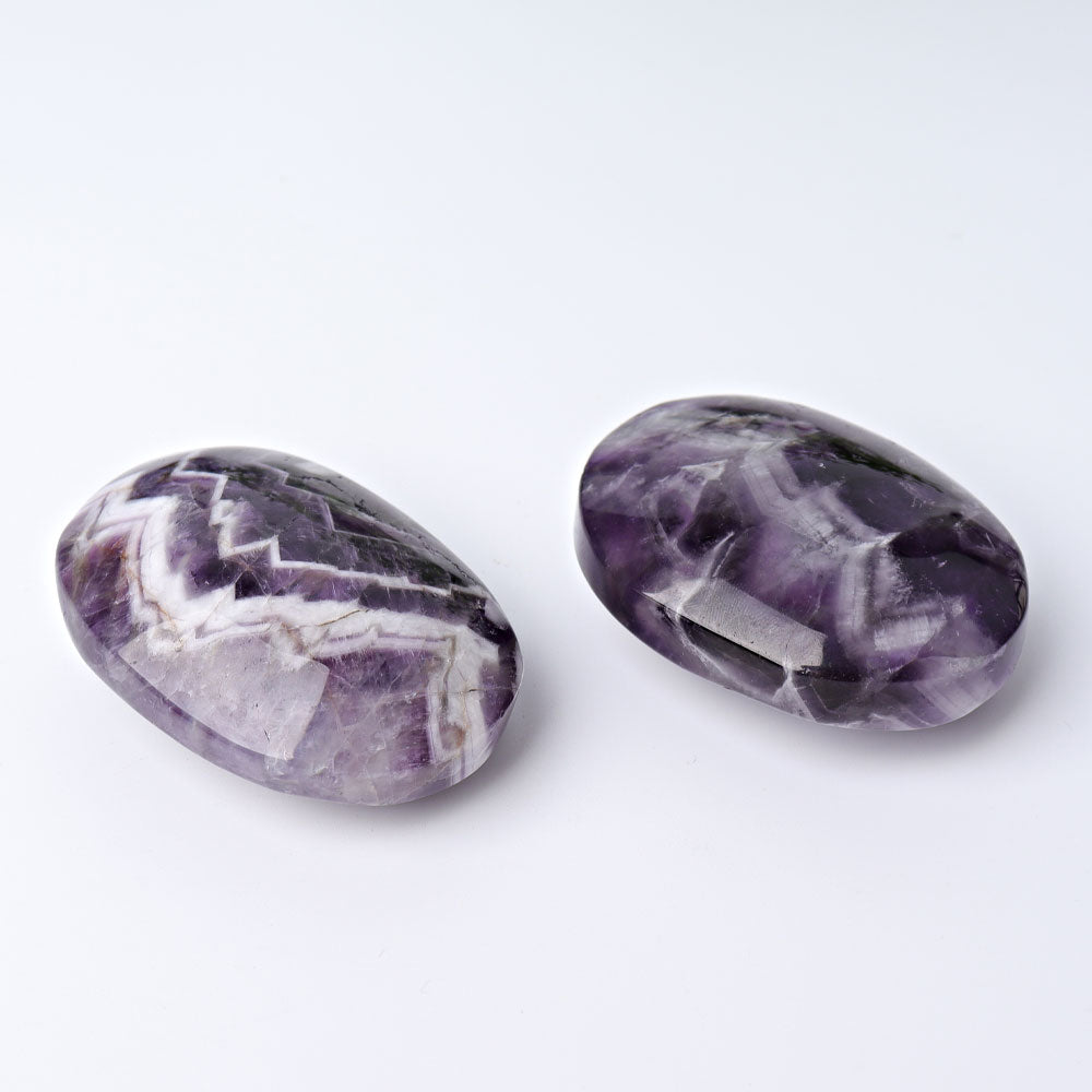 2.4 inch Amethyst Palm Stone for Meditation & Healing