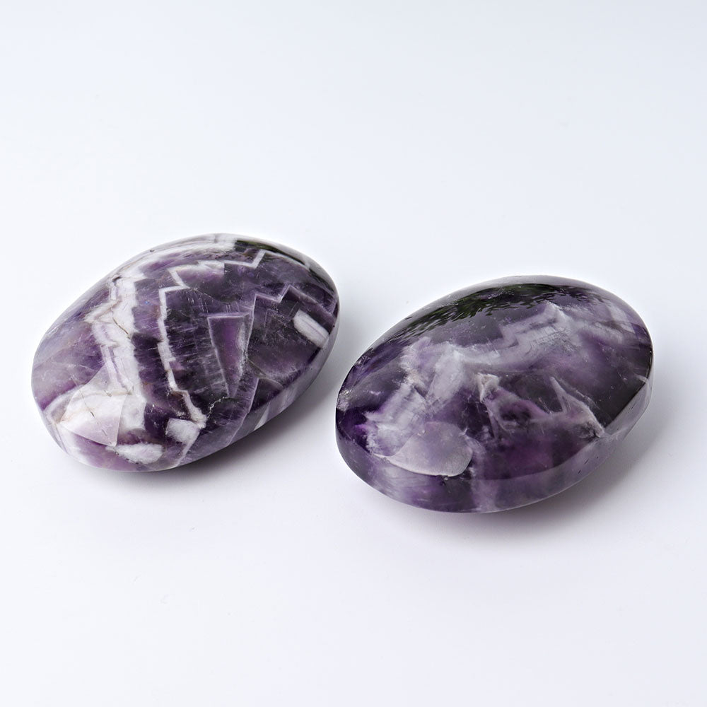 2.4 inch Amethyst Palm Stone for Meditation & Healing