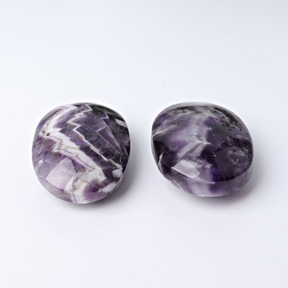 2.4 inch Amethyst Palm Stone for Meditation & Healing