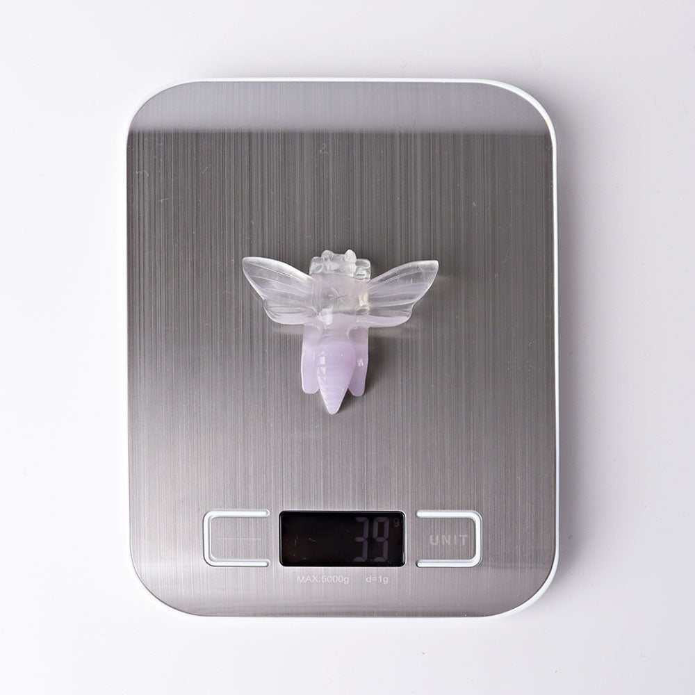2.4-inch Fluorite Bumble Bee Crystal Animal Carvings