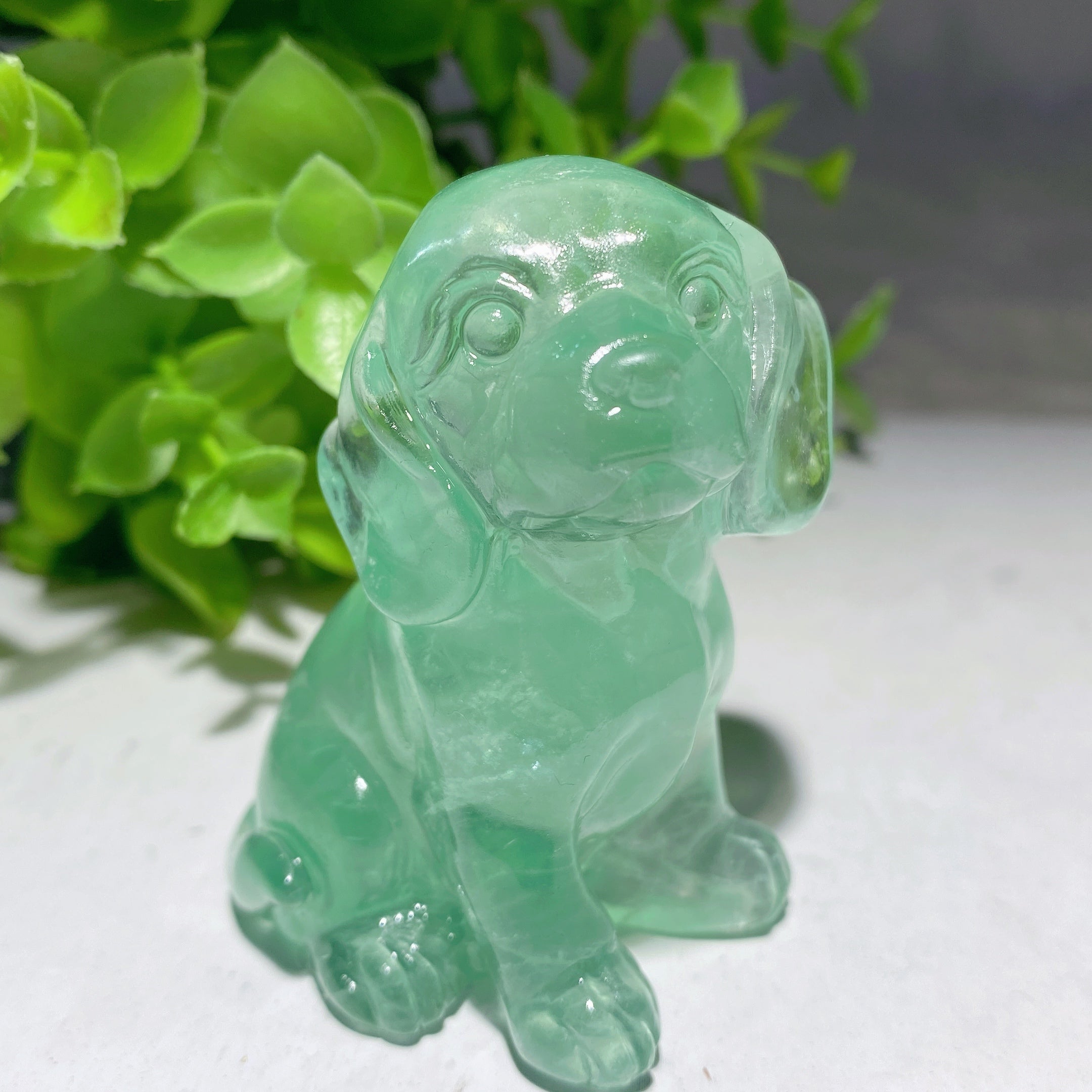 2.4 Inch Mixed Crystal Dog Healing Figurine