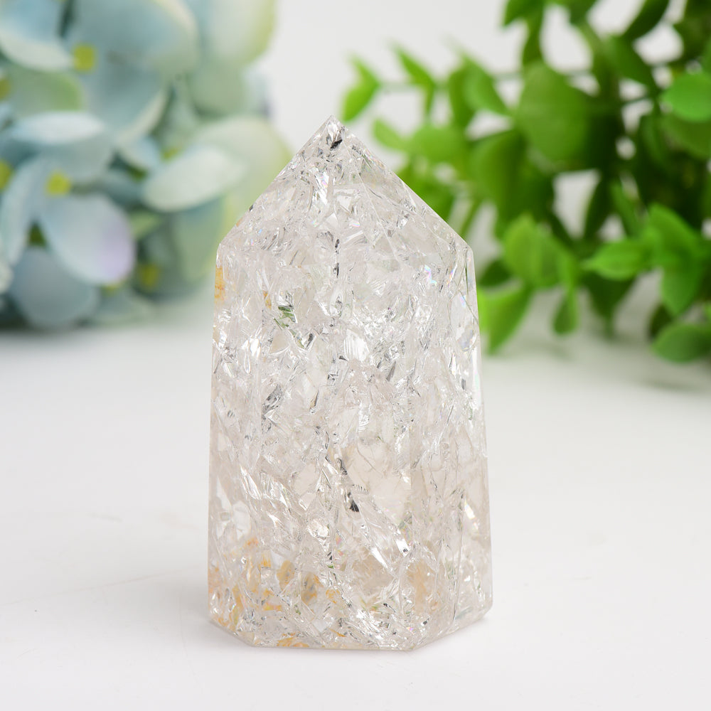 2.5-4.0 inch Clear Quartz Crystal Tower for Healing